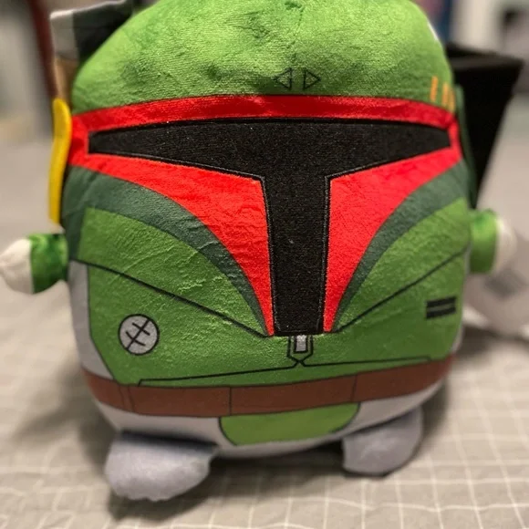 Squishmallows Star Wars Chewbacca and R2-D2 Plush - Brown, Blue, White - Picture 6 of 6